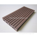 External Wood Plastic Deck , Wide Groove Decking with Embossing , Wood Plastic Patio Floors